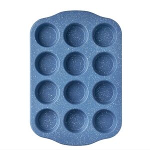 💜 New 2025 The Pioneer Woman Speckled Blue Nonstick  Muffin Pan